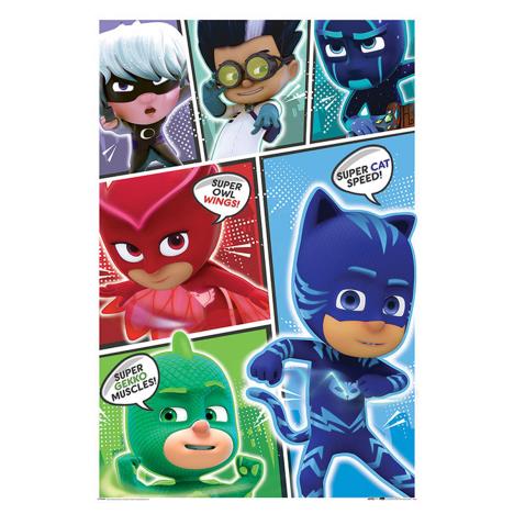 PJ Masks Comic Strip Maxi Poster £4.49